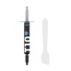 Термопаста ALSEYE T10 Thermal conductivity: 13.9W/m-k  Color: Gray  Conductivity: non-conductive specific gravity: 2.7g / cm³@25℃  Capacity: 1.2ml  Weight: 2G