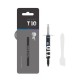 Термопаста ALSEYE T10 Thermal conductivity: 13.9W/m-k  Color: Gray  Conductivity: non-conductive specific gravity: 2.7g / cm³@25℃  Capacity: 1.2ml  Weight: 2G