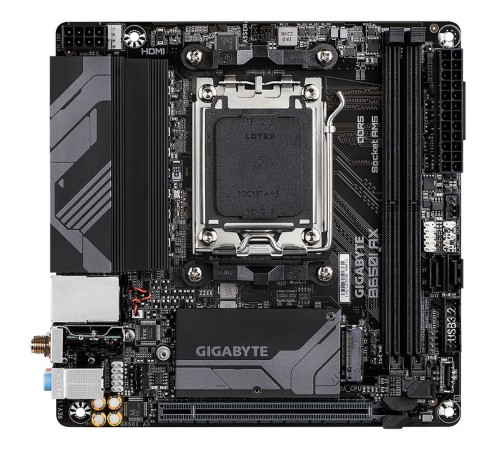 B650I AX, Socket AM5, AMD B650, 2xDDR5-5200, HDMI+DP, 1xPCI-Ex16, 2xSATA3(RAID 0,1), 1xM.2, 8 Ch Audio, 2.5GbLan, WiFi, (2+2)xUSB2.0, (3+2)xUSB3.2, (1+1)xUSB3.2 Type-C™, Mini-ITX, RTL