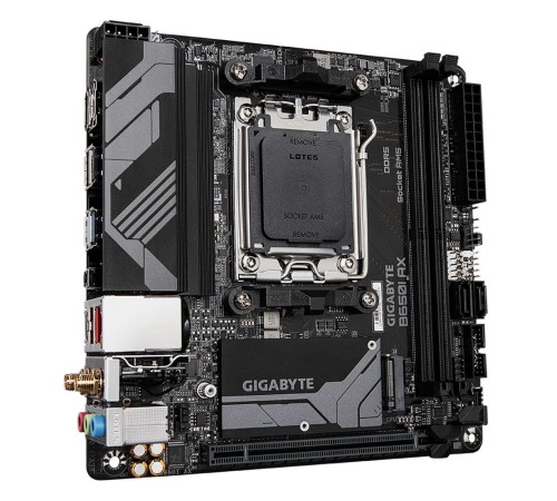 B650I AX, Socket AM5, AMD B650, 2xDDR5-5200, HDMI+DP, 1xPCI-Ex16, 2xSATA3(RAID 0,1), 1xM.2, 8 Ch Audio, 2.5GbLan, WiFi, (2+2)xUSB2.0, (3+2)xUSB3.2, (1+1)xUSB3.2 Type-C™, Mini-ITX, RTL