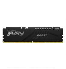 Memory Module KINGSTON Fury Beast Gaming DDR5 Общий объём памяти 8Гб Module capacity 8Гб Количество 1 5200 МГц Множитель частоты шины 40 1.25 В KF552C40BB-8