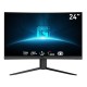 Монитор MSI G24C4 E2 23.6" 16:9 FHD(1920x1080) VA Curve 1500R, 1ms(MPRT), 3000:1, 100M:1, 250nit, 178/178, 2xHDMI 2.0, 1xDP 1.2, Tilt, VESA, 180HZ, Black, 1y war-ty (9S6-3BA01T-052)