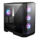 MAG Pano M100R PZ , Micro-ATX, 1xUSB 3.2 Gen 1, 1xUSB 3.2 Gen2 Type-C, 4x120mm ARGB Fan, ARGB+PWM Control Board, TG