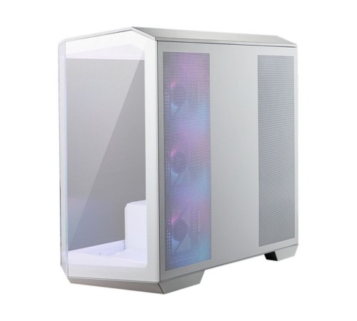 MAG Pano M100R PZ White , Micro-ATX, 1xUSB 3.2 Gen 1, 1xUSB 3.2 Gen2 Type-C, 4x120mm ARGB Fan, ARGB+PWM Control Board, TG, WHITE
