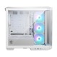 MAG Pano M100R PZ White , Micro-ATX, 1xUSB 3.2 Gen 1, 1xUSB 3.2 Gen2 Type-C, 4x120mm ARGB Fan, ARGB+PWM Control Board, TG, WHITE