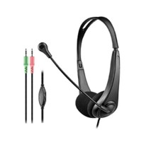 Гарнитура Raskat Standart 2J "Speaker size:40mm  Frequency range:20-20,000Hz  Speaker impedance:32 Ohm±15%  Speaker sensitivity:105dB±3dB  Cable Length: 1.8M Connector: 2*3.5MM jack"