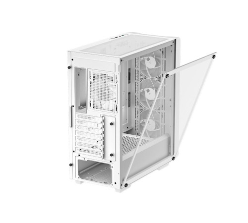 Корпус Deepcool CC560 V2 белый без БП ATX 4x120mm 1xUSB2.0 1xUSB3.0 audio bott PSU