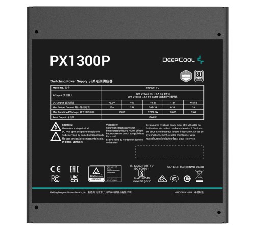 Блок питания 1300W Deepсool PX1300P (R-PXD00P-FC0B-EU)