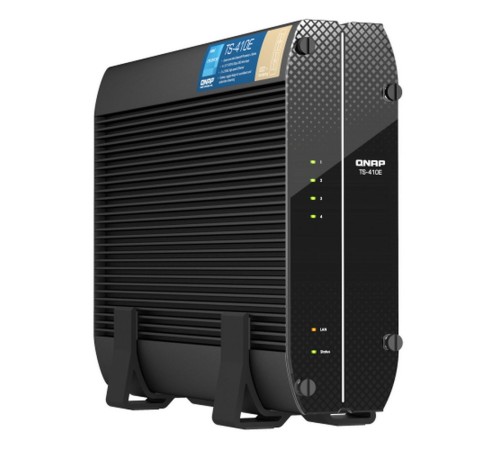 Сетевое хранилище NAS Qnap Original TS-410E-8G 4-bay настольный Celeron