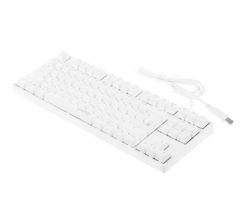 Defender Механическая клавиатура Ivory GK-579 RU, 87кн,1.5м,крас.свитчи, RGB [45579]