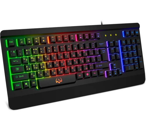 Игровая клавиатура SVEN KB-G9450 (104кл., мет. корпус, 12 Fn функций, подсветка) Sven SV-019129 Игровая клавиатура SVEN KB-G9450 (104кл., мет. корпус, 12 Fn функций, подсветка) Sven SV-019129
