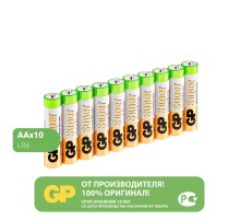 Батарея GP Super Alkaline 15A LR6 AA (10шт)