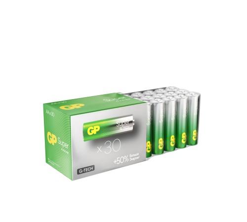 Батарея GP Super Alkaline 15AA21-2CRSWC30 AA (30шт)