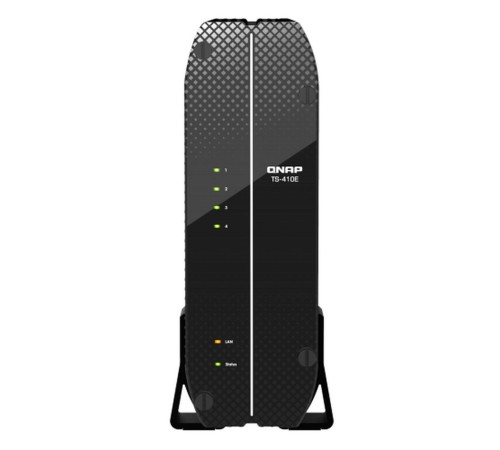 Сетевое хранилище NAS Qnap Original TS-410E-8G 4-bay настольный Celeron