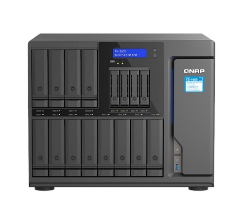 Сетевое хранилище без дисков QNAP TS-1655-8G