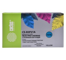 Картридж струйный Cactus CS-B3P21A №727 желтый (130мл) для HP DJ T920/T1500/T2530