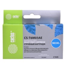 Картридж струйный Cactus CS-T6M03AE №903XL(есть ограничения по прошивке) голубой (10мл) для HP OJP 6950/6960/6970