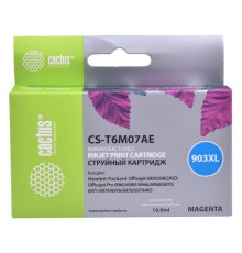 Картридж струйный Cactus CS-T6M07AE №903XL(есть ограничения по прошивке) пурпурный (10мл) для HP OJP 6950/6960/6970