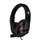 Наушники с микрофоном Оклик HS-L390G DRAGON черный/красный 1.8м мониторные оголовье (JD-728S)