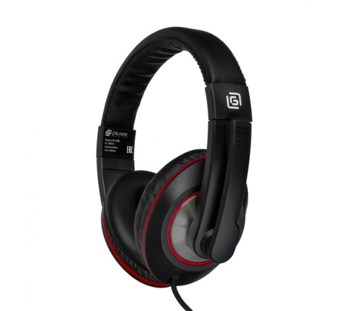 Наушники с микрофоном Оклик HS-L390G DRAGON черный/красный 1.8м мониторные оголовье (JD-728S) Наушники с микрофоном Оклик HS-L390G DRAGON черный/красный 1.8м мониторные оголовье (JD-728S)