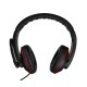 Наушники с микрофоном Оклик HS-L390G DRAGON черный/красный 1.8м мониторные оголовье (JD-728S)