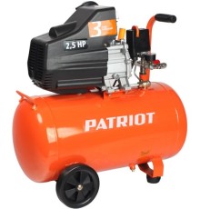 Компрессор поршневой Patriot EURO 50-260K масляный 260л/мин 50л 1800Вт оранжевый