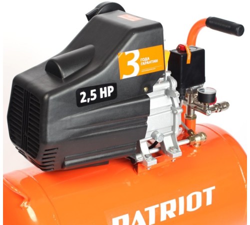 Компрессор поршневой Patriot EURO 50-260K масляный 260л/мин 50л 1800Вт оранжевый Компрессор поршневой Patriot EURO 50-260K масляный 260л/мин 50л 1800Вт оранжевый
