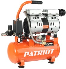 Компрессор поршневой Patriot WO 10-120 безмасляный 120л/мин 10л 650Вт оранжевый