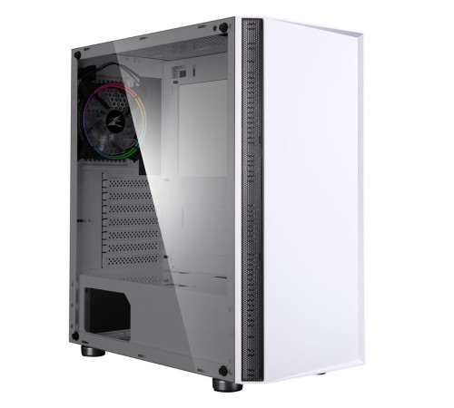 Корпус ZALMAN R2, ATX, WHITE, WINDOW, 2x3.5", 2x2.5", 2xUSB2.0, 1xUSB3.0, RGB FAN CONTROLLER, REAR 1x120mm RGB (R2 WHITE)