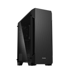 Корпус ZALMAN S3 TG, ATX, BLACK, TEMPERED GLASS WINDOW, 2x3.5", 2x2.5", 2xUSB2.0, 1xUSB3.0, FRONT 2x120mm (S3 TG)