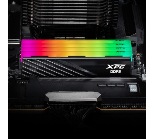 Модуль памяти ADATA XPG Lancer Blade DDR5 Общий объём памяти 32Гб Module capacity 16Гб Количество 2 6000 МГц Радиатор Множитель частоты шины 30 1.35 В RGB черный AX5U6000C3016G-DTLABRBK