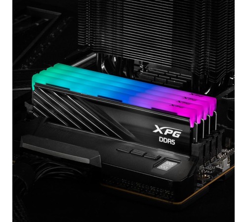Модуль памяти ADATA XPG Lancer Blade DDR5 Общий объём памяти 32Гб Module capacity 16Гб Количество 2 6000 МГц Радиатор Множитель частоты шины 30 1.35 В RGB черный AX5U6000C3016G-DTLABRBK