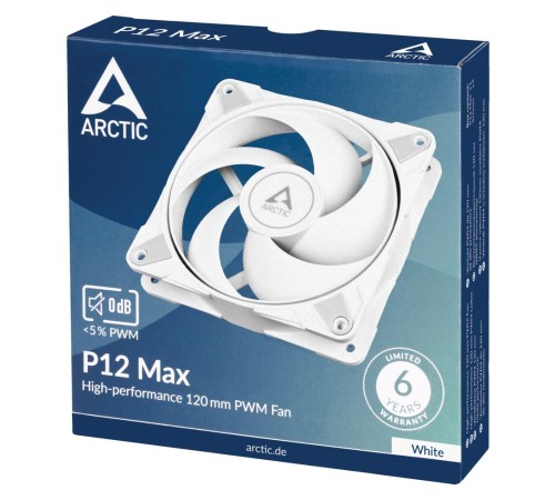 Вентилятор корпусной ARCTIC P12 Max (White) , 200 - 3300 rpm - retail (ACFAN00293A) Вентилятор корпусной ARCTIC P12 Max (White) , 200 - 3300 rpm - retail (ACFAN00293A)