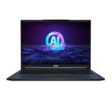 Ноутбук MSI Stealth 16 AI Studio A1VHG-061RU Core Ultra 9 185H 32Gb SSD2Tb NVIDIA GeForce RTX4080 12Gb 16" IPS UHD+ (3840x2400) Windows 11 dk.blue WiFi BT Cam (9S7-15F312-061)