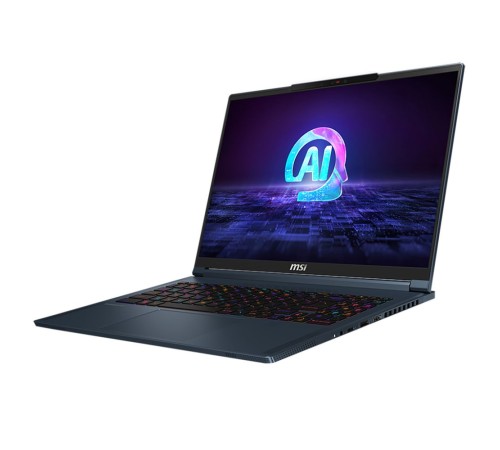 Ноутбук MSI Stealth 16 AI Studio A1VHG-061RU Core Ultra 9 185H 32Gb SSD2Tb NVIDIA GeForce RTX4080 12Gb 16" IPS UHD+ (3840x2400) Windows 11 dk.blue WiFi BT Cam (9S7-15F312-061)