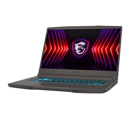Ноутбук MSI Thin 15 B12VE-1294XRU Core i5 12450H 16Gb SSD512Gb NVIDIA GeForce RTX4050 6Gb 15.6" IPS FHD (1920x1080) Free DOS grey WiFi BT Cam (9S7-16R831-1294)