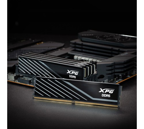Модуль памяти ADATA XPG Lancer Blade Gaming DDR5 Общий объём памяти 32Гб Module capacity 16Гб Количество 2 6000 МГц Радиатор Множитель частоты шины 30 1.35 В черный AX5U6000C3016G-DTLABBK