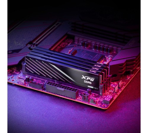 Модуль памяти ADATA XPG Lancer Blade Gaming DDR5 Общий объём памяти 32Гб Module capacity 16Гб Количество 2 6000 МГц Радиатор Множитель частоты шины 30 1.35 В черный AX5U6000C3016G-DTLABBK