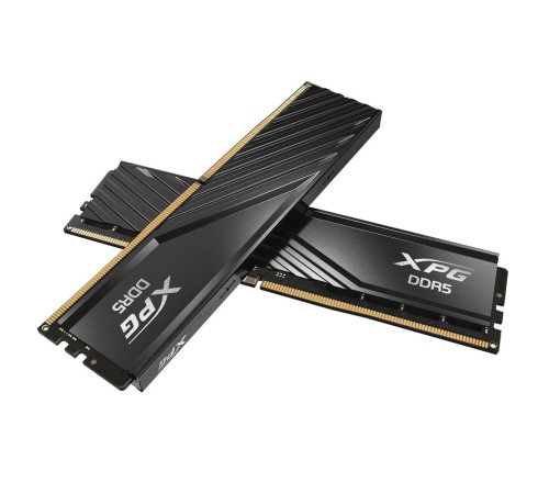 Модуль памяти ADATA XPG Lancer Blade Gaming DDR5 Общий объём памяти 32Гб Module capacity 16Гб Количество 2 6000 МГц Радиатор Множитель частоты шины 30 1.35 В черный AX5U6000C3016G-DTLABBK