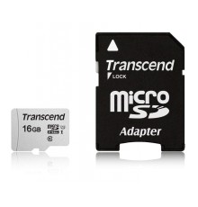 Карта памяти Transcend microSDHC 300S (TS16GUSD300S-A)