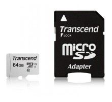 Карта памяти Transcend microSDXC 300S (TS64GUSD300S-A)