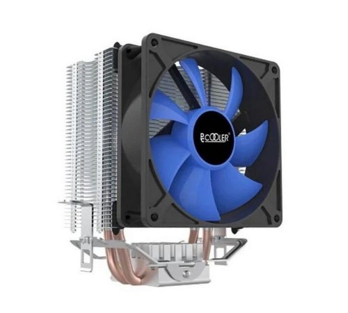 PCCooler S93 V2 Кулер S775/115X/AM2/AM3/AM4/FM1/FM2 (40 шт/кор, TDP 102W, вент-р 90мм, 2 тепловые трубки 6мм, 2200RPM, 22dBa)