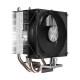 PCCooler R200 S115X/1200/1700/AM4/AM5 (TDP 110W, 90mm Non LED Fan, 2 тепловые трубки 6мм, 2200RPM, 28,3dBa)