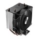 PCCooler R200 S115X/1200/1700/AM4/AM5 (TDP 110W, 90mm Non LED Fan, 2 тепловые трубки 6мм, 2200RPM, 28,3dBa)