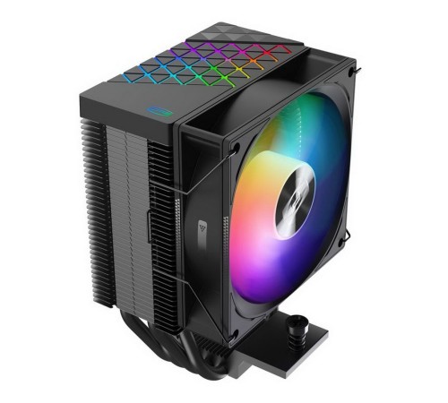 PCCooler R400 ARGB BK S115X/1200/1700/AM4/AM5 (TDP 180W, 90mm ARGB Fan, 4 тепловые трубки 6мм, 650-2200RPM, 28,3dBa)