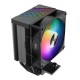 PCCooler R400 ARGB BK S115X/1200/1700/AM4/AM5 (TDP 180W, 90mm ARGB Fan, 4 тепловые трубки 6мм, 650-2200RPM, 28,3dBa)