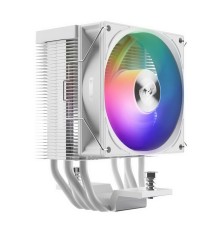 PCCooler R400 ARGB WH S115X/1200/1700/AM4/AM5 (TDP 180W, 90mm ARGB Fan, 4 тепловые трубки 6мм, 650-2200RPM, 28,3dBa)