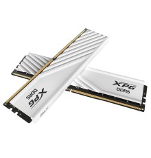 Модуль памяти ADATA DDR5 Общий объём памяти 32Гб Module capacity 16Гб Количество 2 6400 МГц Радиатор Множитель частоты шины 32 1.4 В белый AX5U6400C3216G-DTLABWH