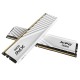 Модуль памяти ADATA DDR5 Общий объём памяти 32Гб Module capacity 16Гб Количество 2 6400 МГц Радиатор Множитель частоты шины 32 1.4 В белый AX5U6400C3216G-DTLABWH