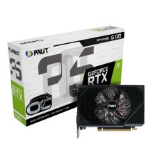 Видеокарта Palit PCI-E 4.0 RTX3050 STORMX OC NVIDIA GeForce RTX 3050 6Gb 96bit GDDR6 1042/14000 DVIx1 HDMIx1 DPx1 HDCP Ret